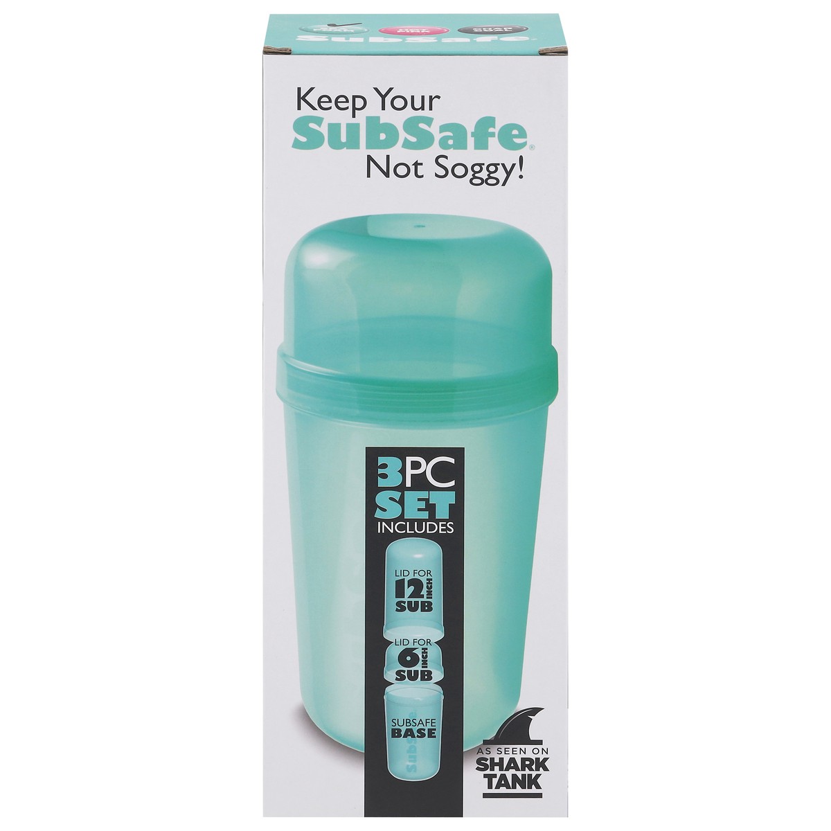 slide 1 of 8, SubSafe Sea Foam Container 3 Pieces 1 ea, 1 ct