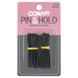 Conair Black Pin & Hold 100 Each