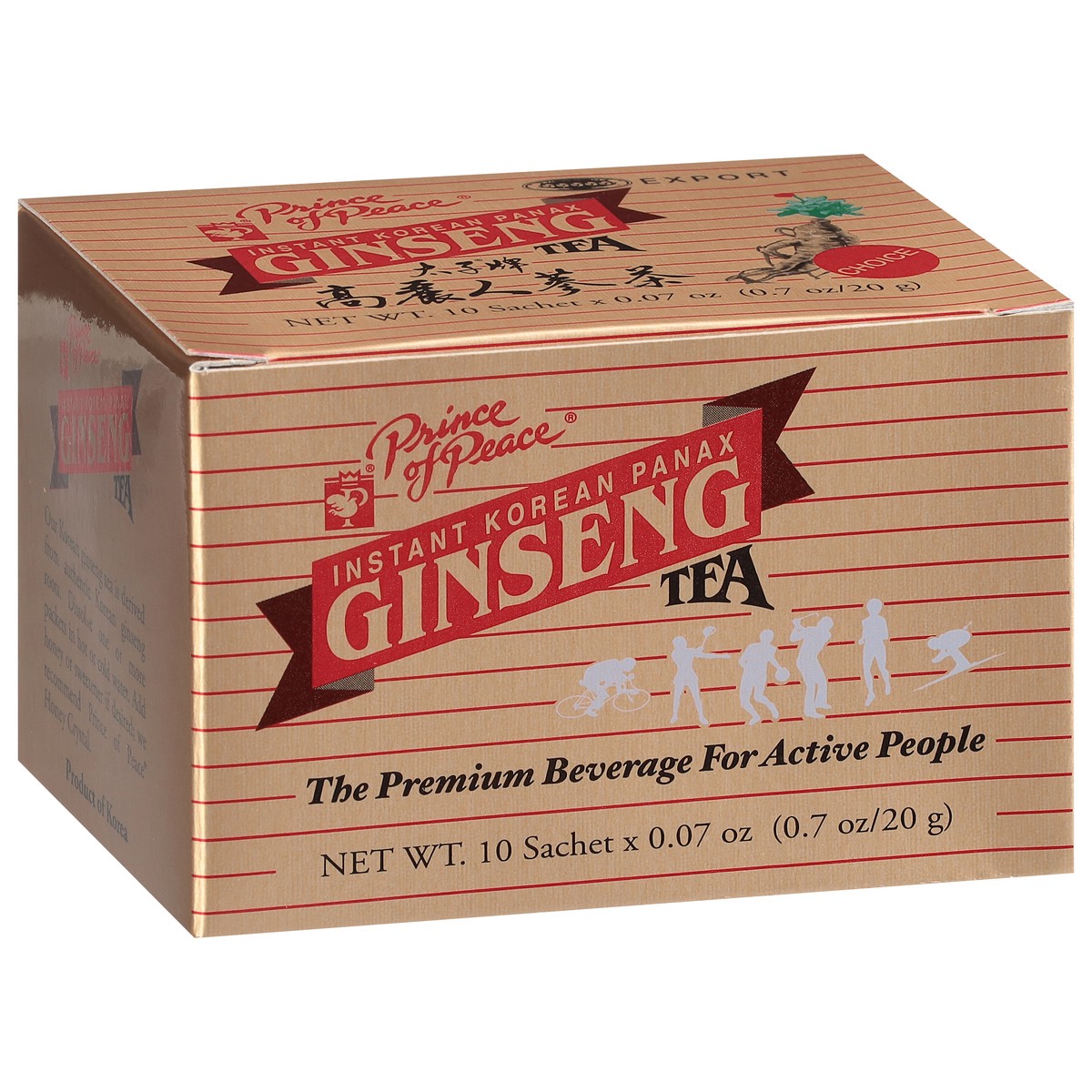 slide 2 of 9, Prince of Peace Korean Instant Ginseng Tea, 0.7 Oz, 0.7 oz