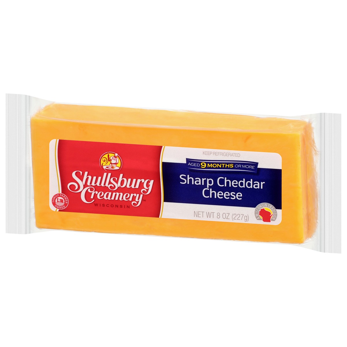 slide 3 of 4, Shullsburg Creamery Sharp Cheddar Cheese, 8 oz