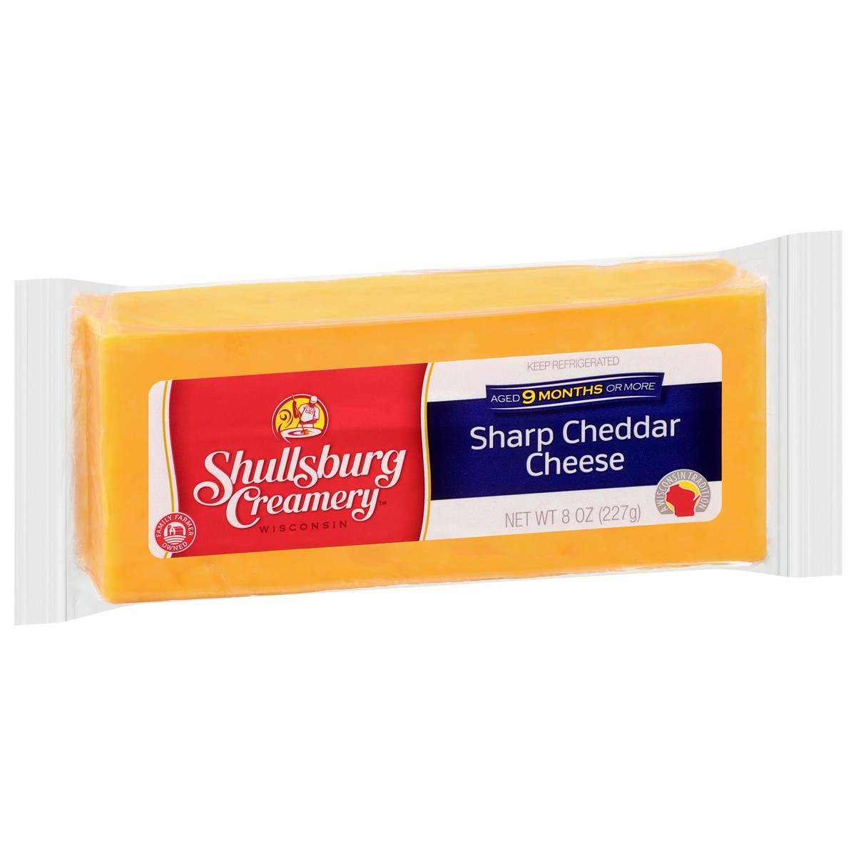 slide 4 of 4, Shullsburg Creamery Sharp Cheddar Cheese, 8 oz