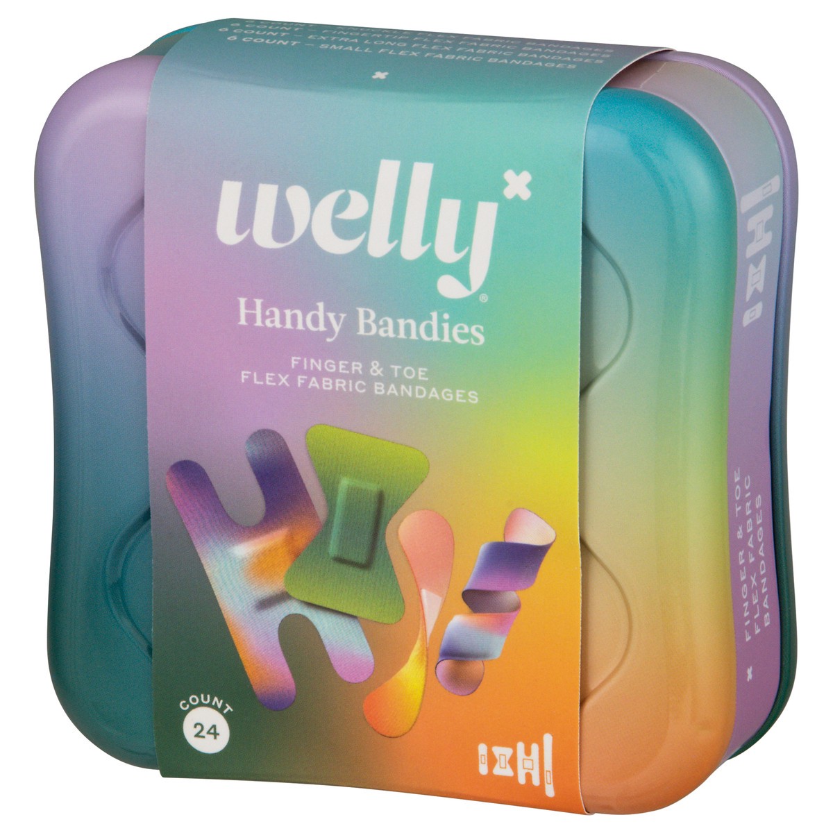 slide 12 of 12, Welly Handy Bandies Finger & Toe Flexible Fabric Bandages 24 ea, 24 ct