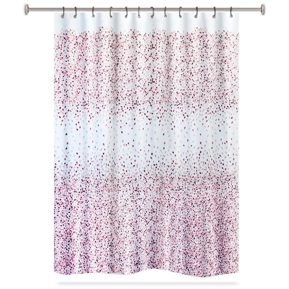 slide 1 of 1, HD Designs Prarie Blush Shower Curtain - White/Pink, 1 ct