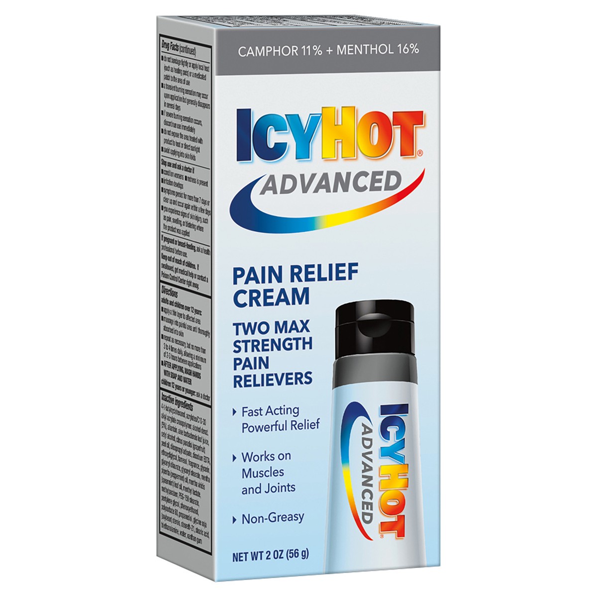 slide 9 of 9, Icy Hot Advanced Pain Relief Cream, 2 oz