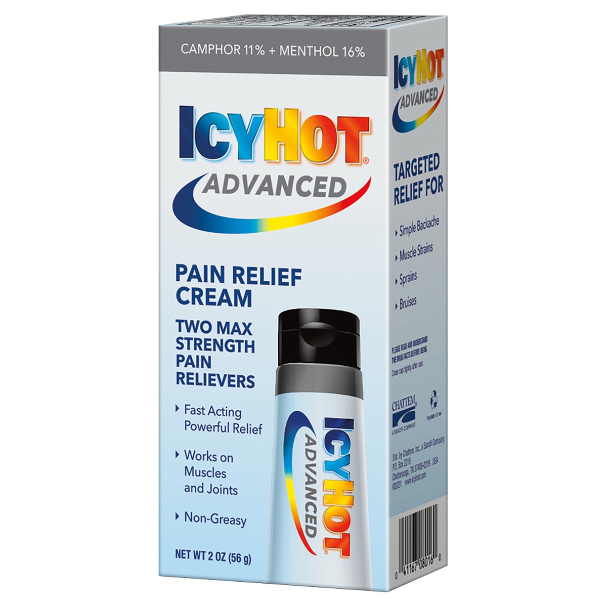 slide 2 of 9, Icy Hot Advanced Pain Relief Cream, 2 oz