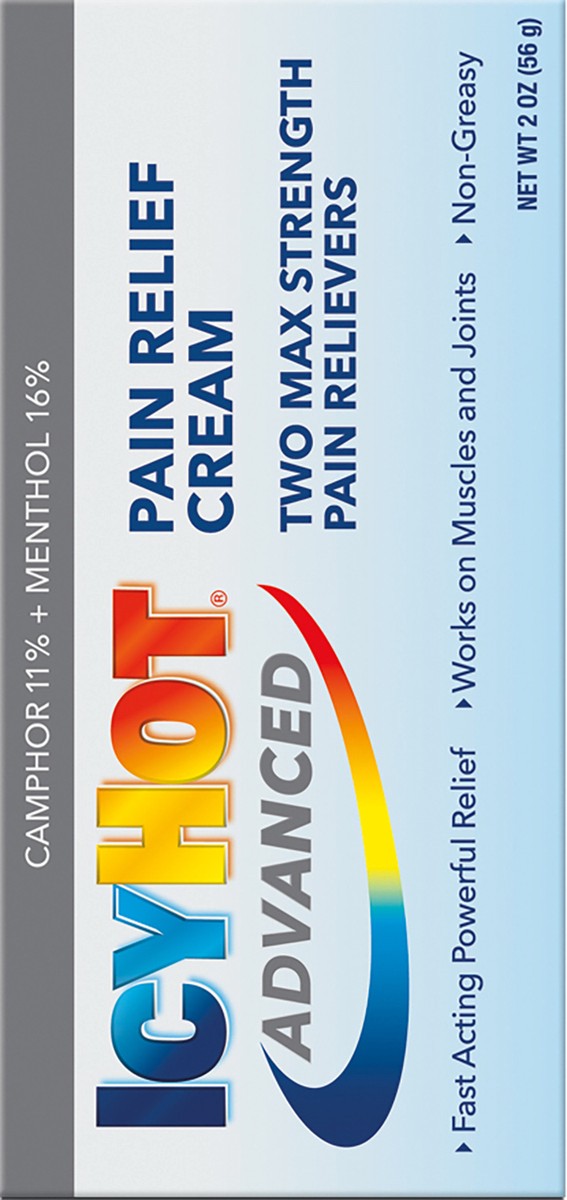 slide 4 of 9, Icy Hot Advanced Pain Relief Cream, 2 oz