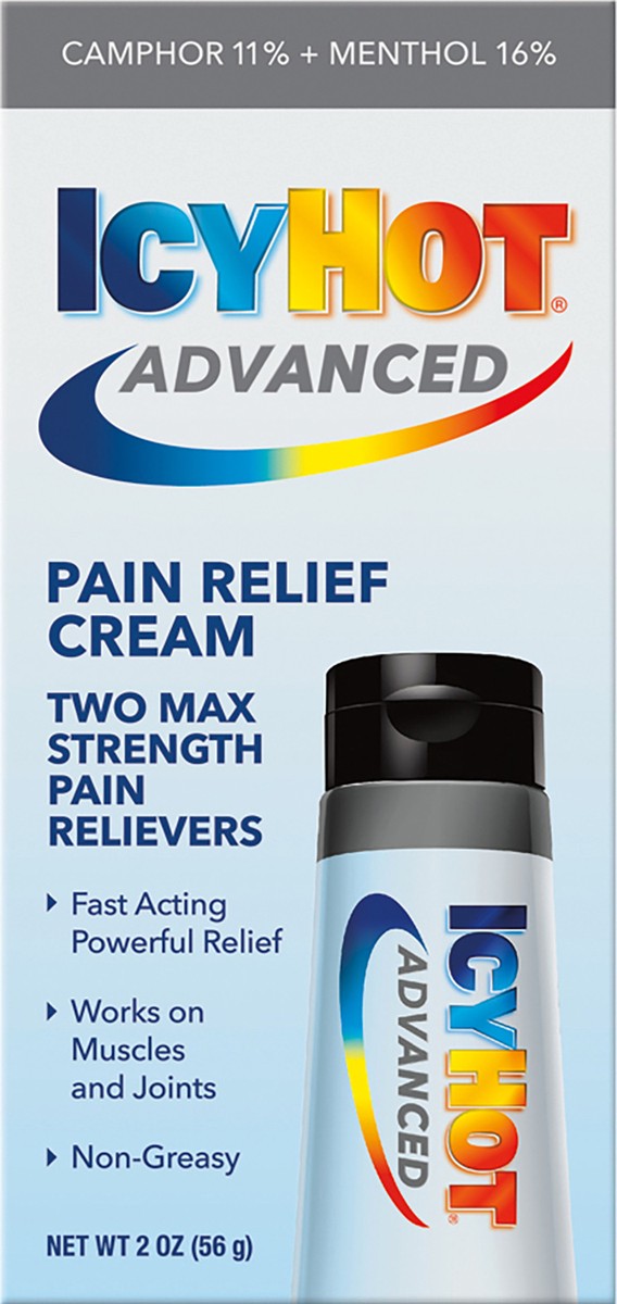 slide 5 of 9, Icy Hot Advanced Pain Relief Cream, 2 oz