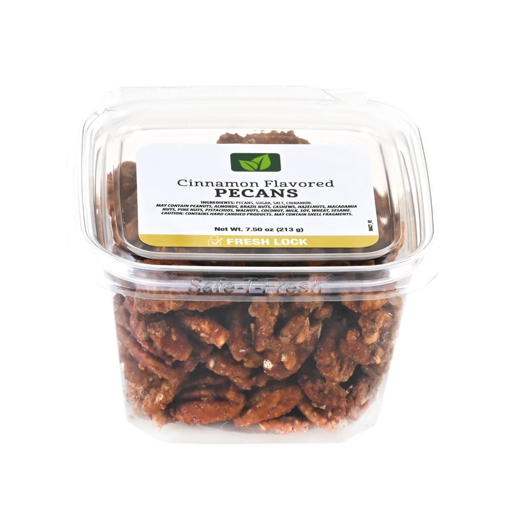 slide 1 of 1, Stock & Barrel Cinnamon Flavored Pecans, 7.5 oz