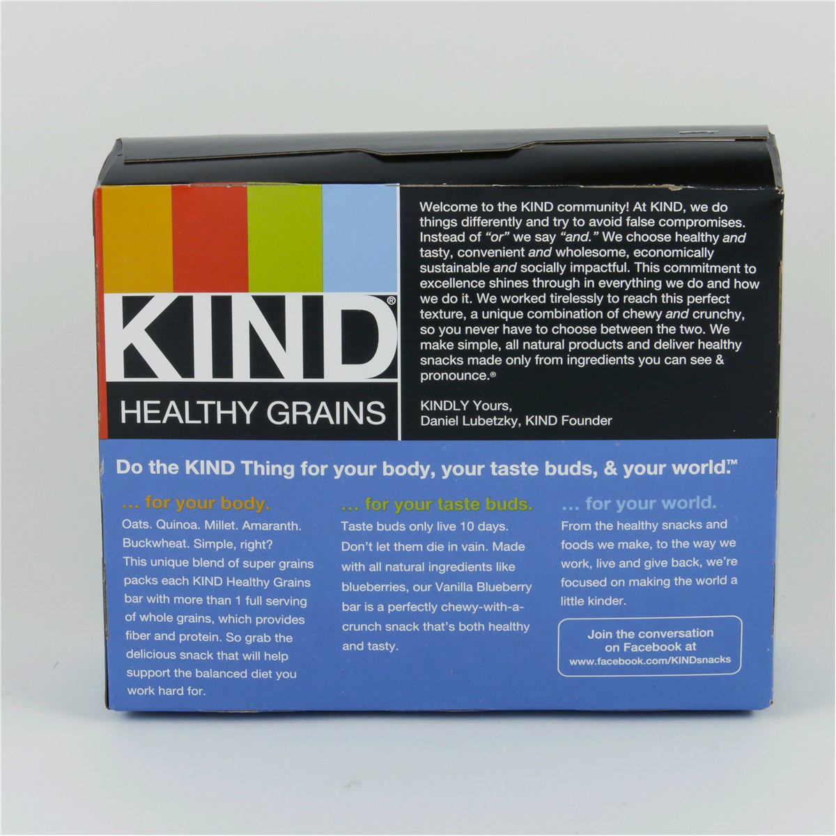 slide 3 of 6, Kind Healthy Grains Vanilla Blueberry Granola Bars, 5 ct; 1.24 oz