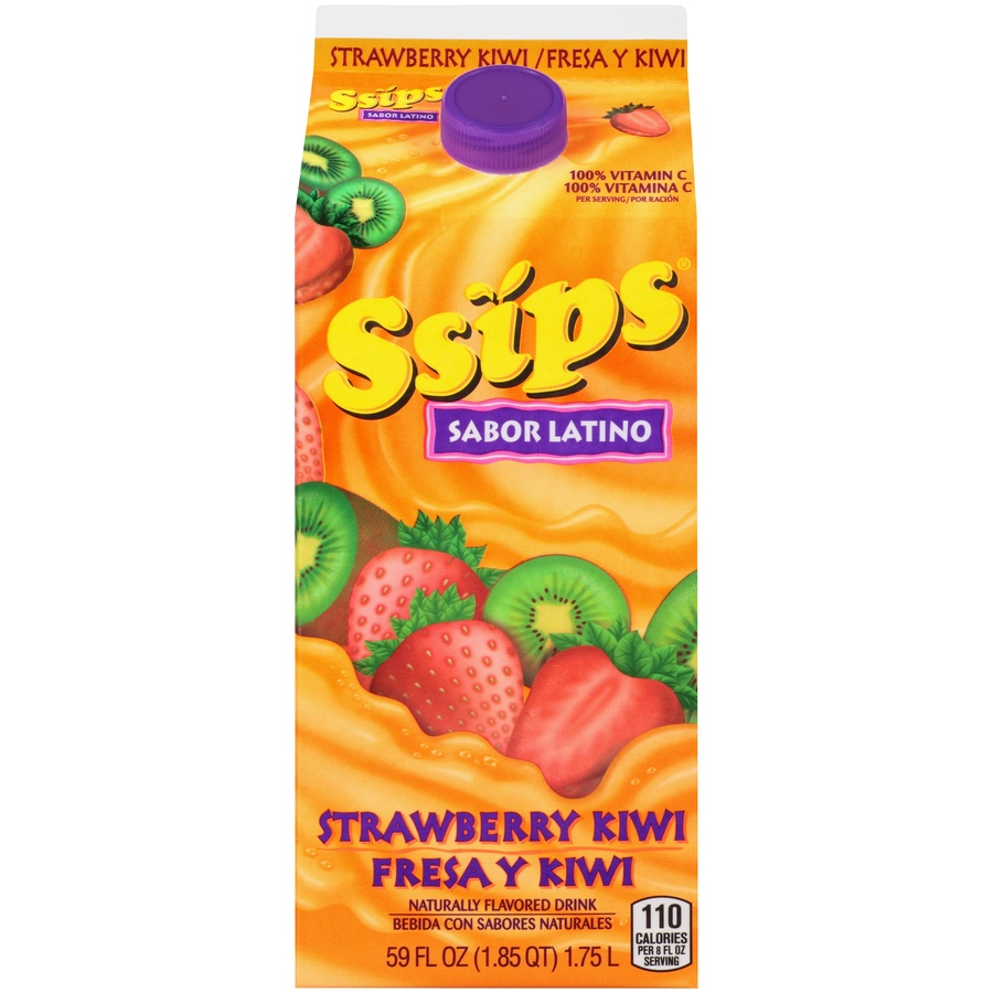 slide 1 of 8, Ssips Sabor Strawberry Kiwi, 59 oz