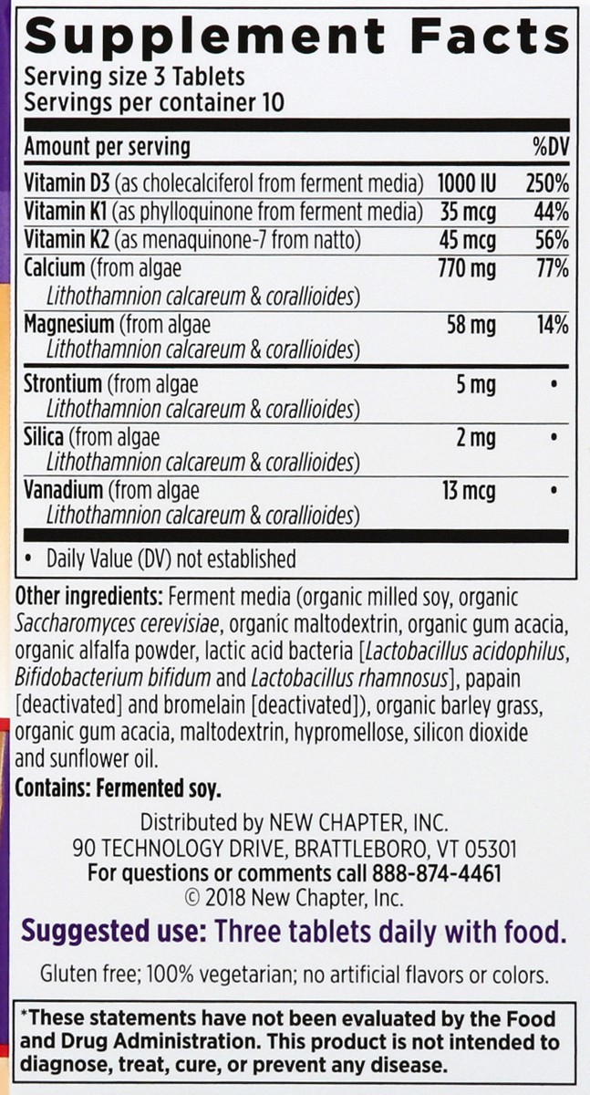 slide 4 of 10, New Chapter Bone Strength Take Care Dietary Supplement, 30 ct