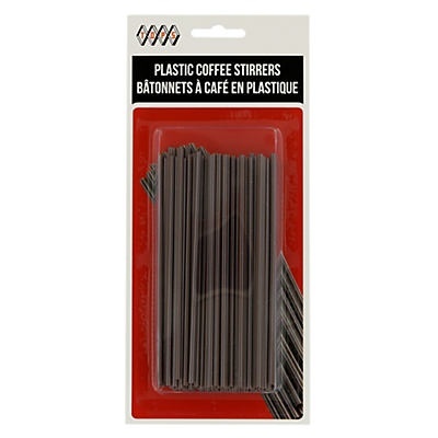 slide 1 of 1, TOPS Disposable Plastic Coffee Stirrers, 100 ct