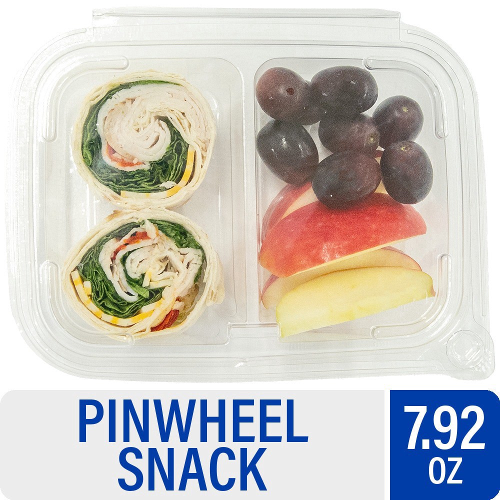 slide 1 of 3, Deli Kitchen Pinwheel Snack and Fruit Tray, 7.92 oz