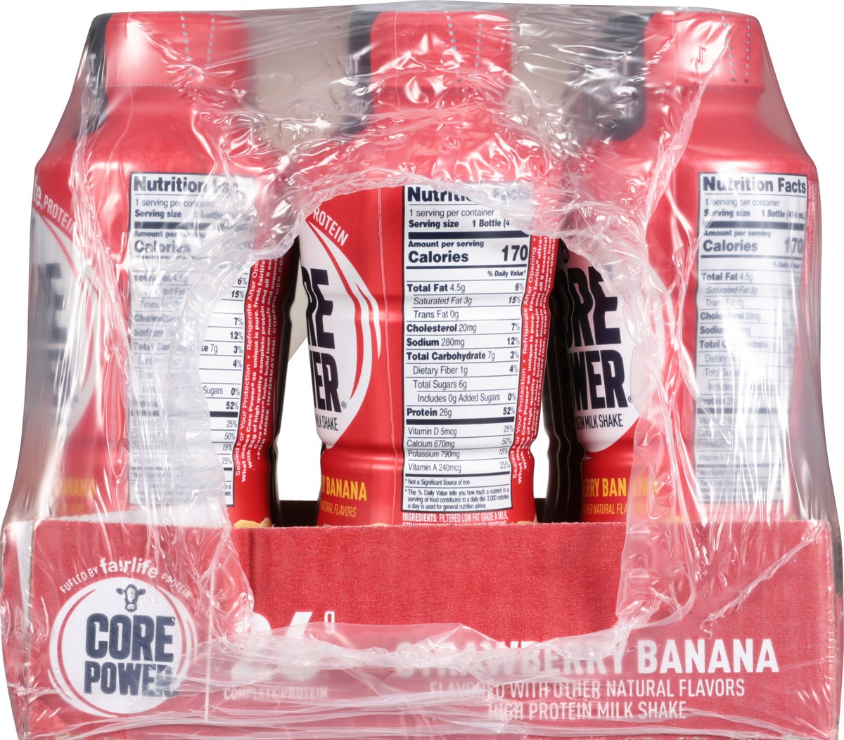 slide 5 of 13, Core Power Strwberry Banana, 12/11.5