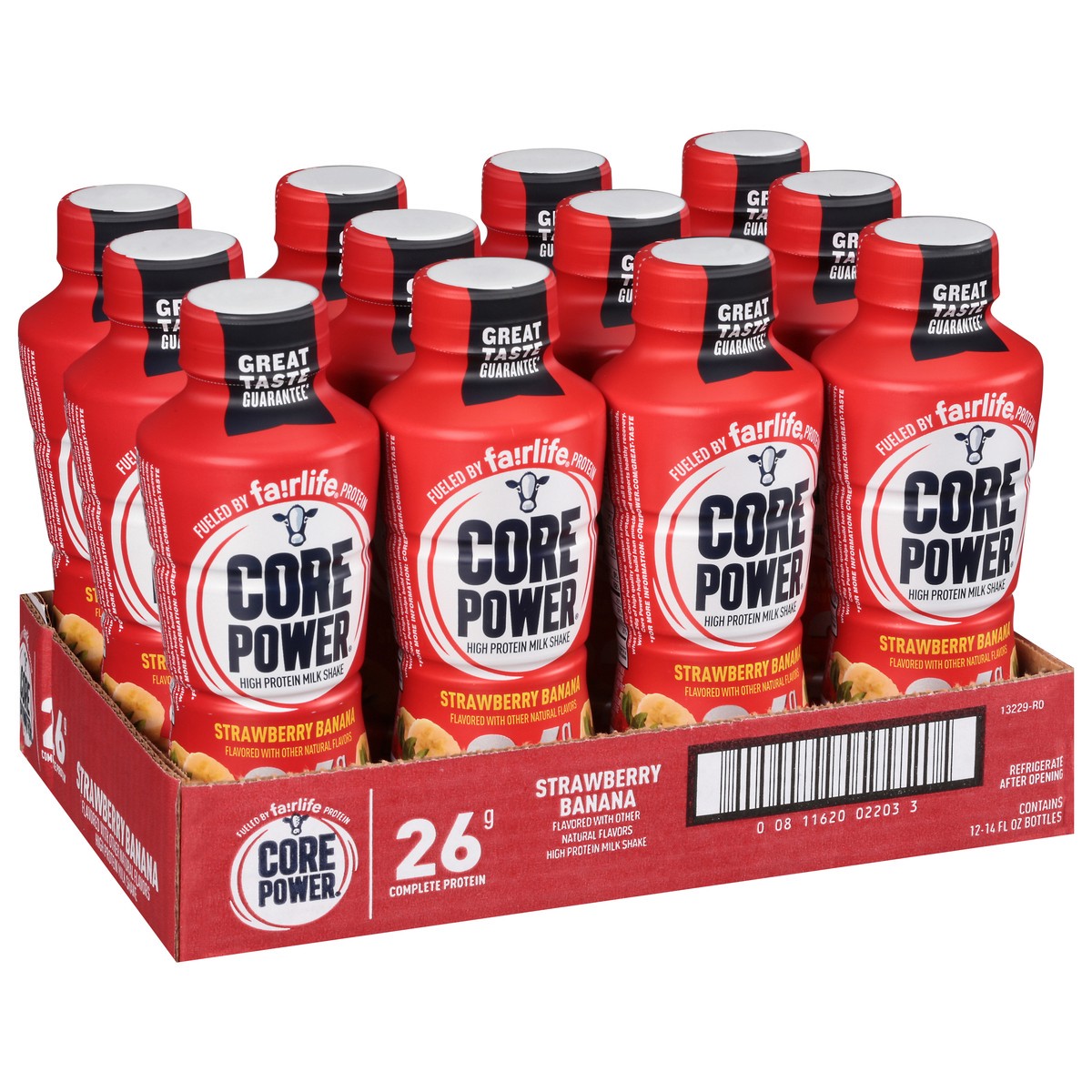 slide 9 of 13, Core Power Strwberry Banana, 12/11.5