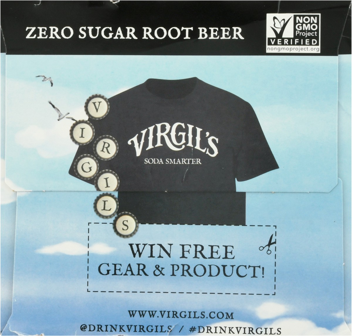 slide 7 of 9, Virgil's 6 Pack Zero Sugar Root Beer 6 ea, 6 ct