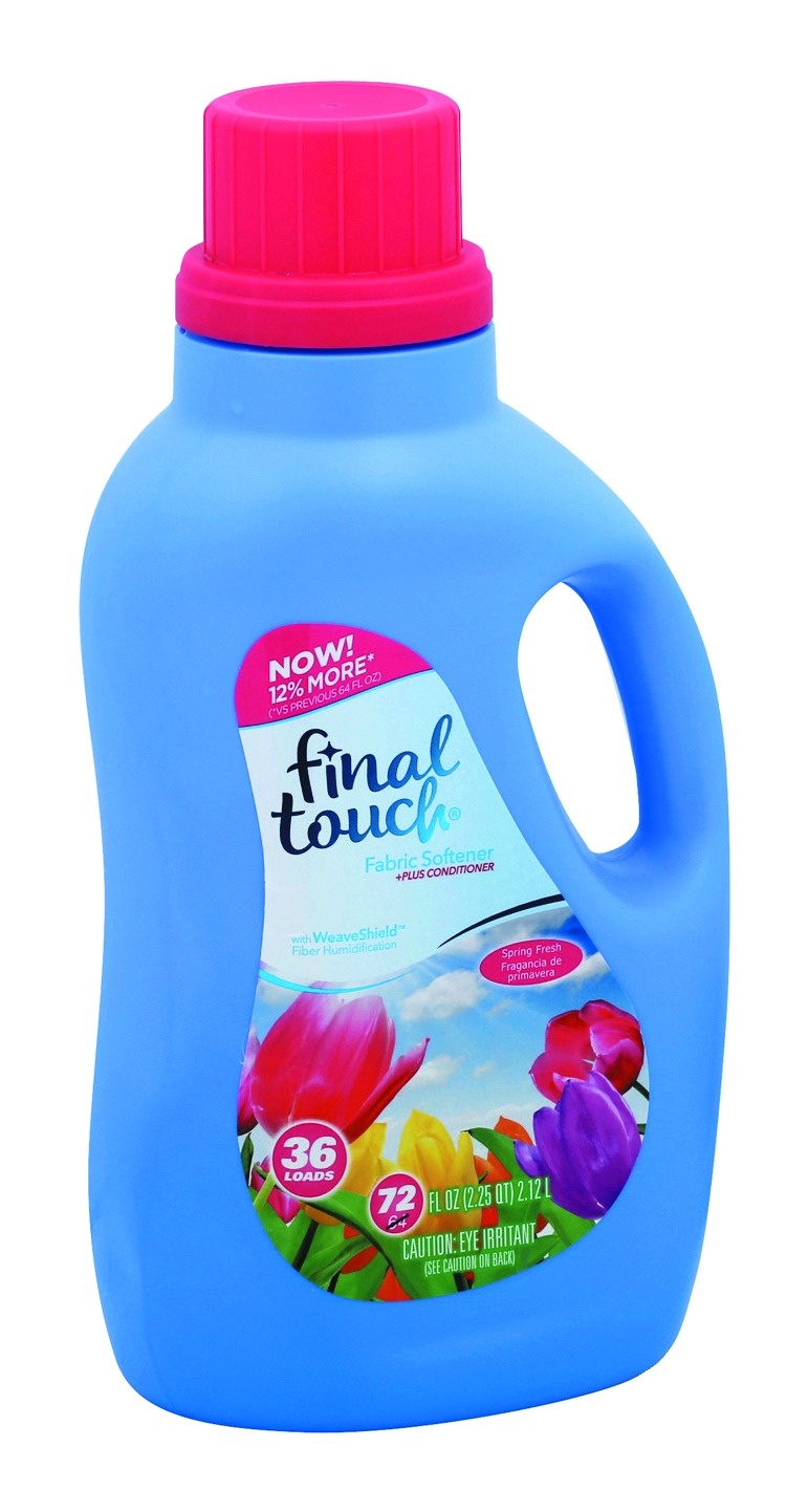 slide 1 of 1, Final Touch Liquid Fabric Softener, 6 ct; 12 fl oz