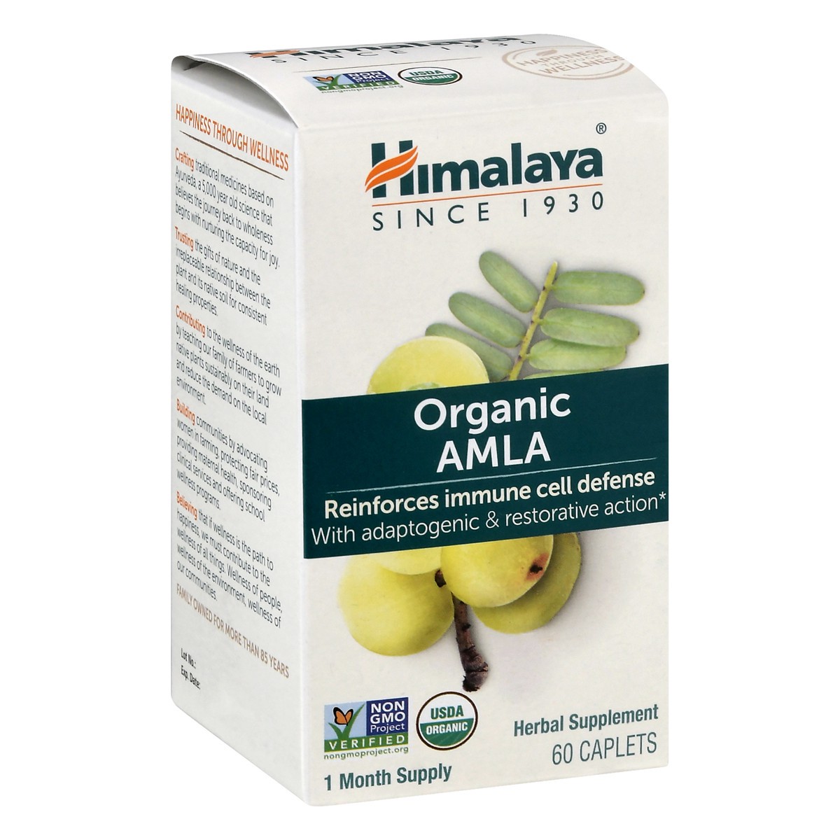 slide 2 of 12, Himalaya Organic Caplets Amla 60 ea, 60 ct