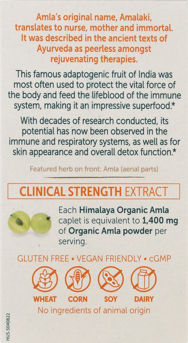 slide 8 of 12, Himalaya Organic Caplets Amla 60 ea, 60 ct