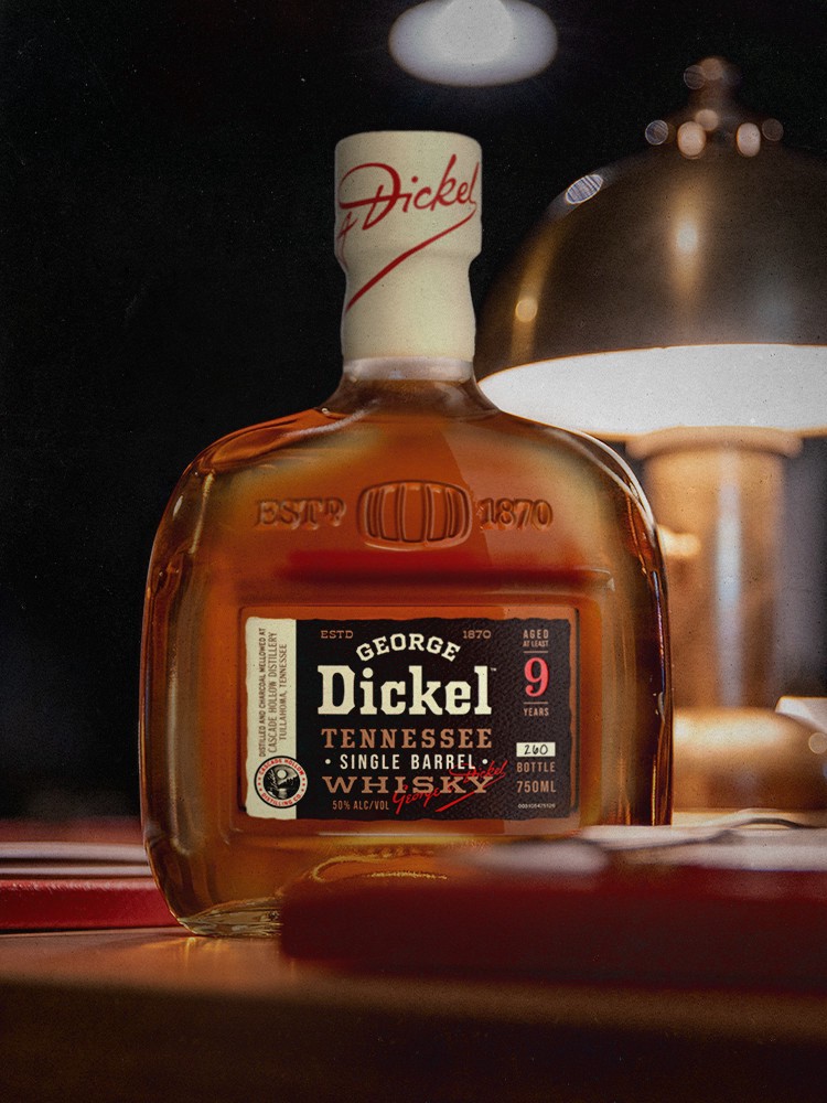 slide 3 of 8, George Dickel Single Barrel Aged 9 Years Tennessee Whisky, 750 mL, 750 ml