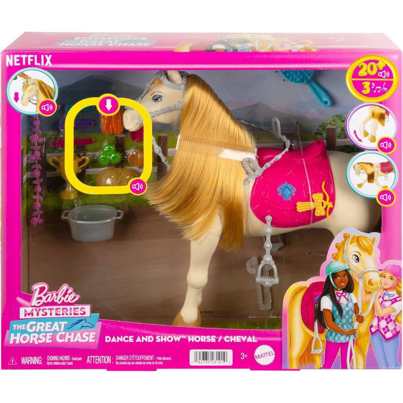 slide 2 of 7, Barbie Content Feature Horse Playset 13pc, 13 ct