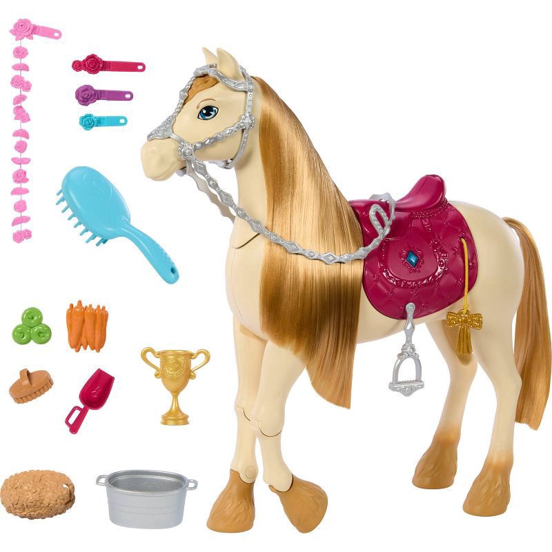 slide 1 of 7, Barbie Content Feature Horse Playset 13pc, 13 ct