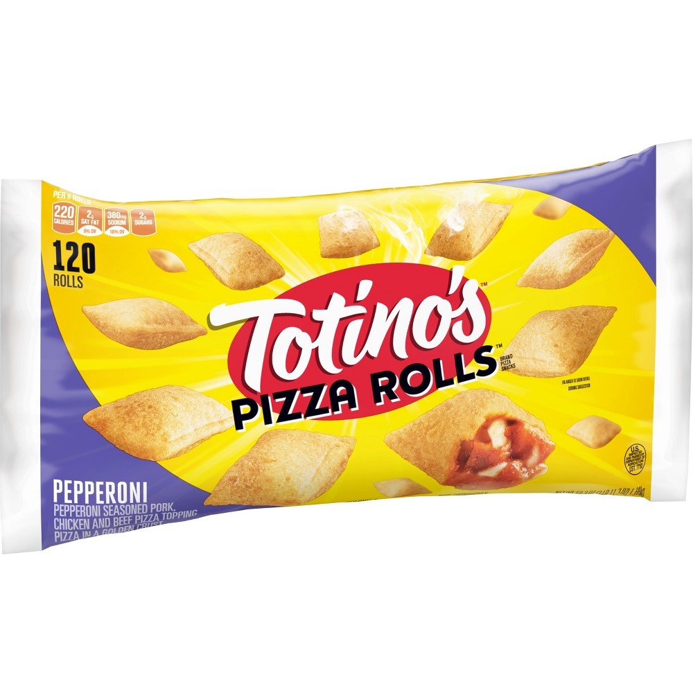 slide 2 of 3, Totino's Pepperoni Pizza Rolls, 120 ct; 59.3 oz