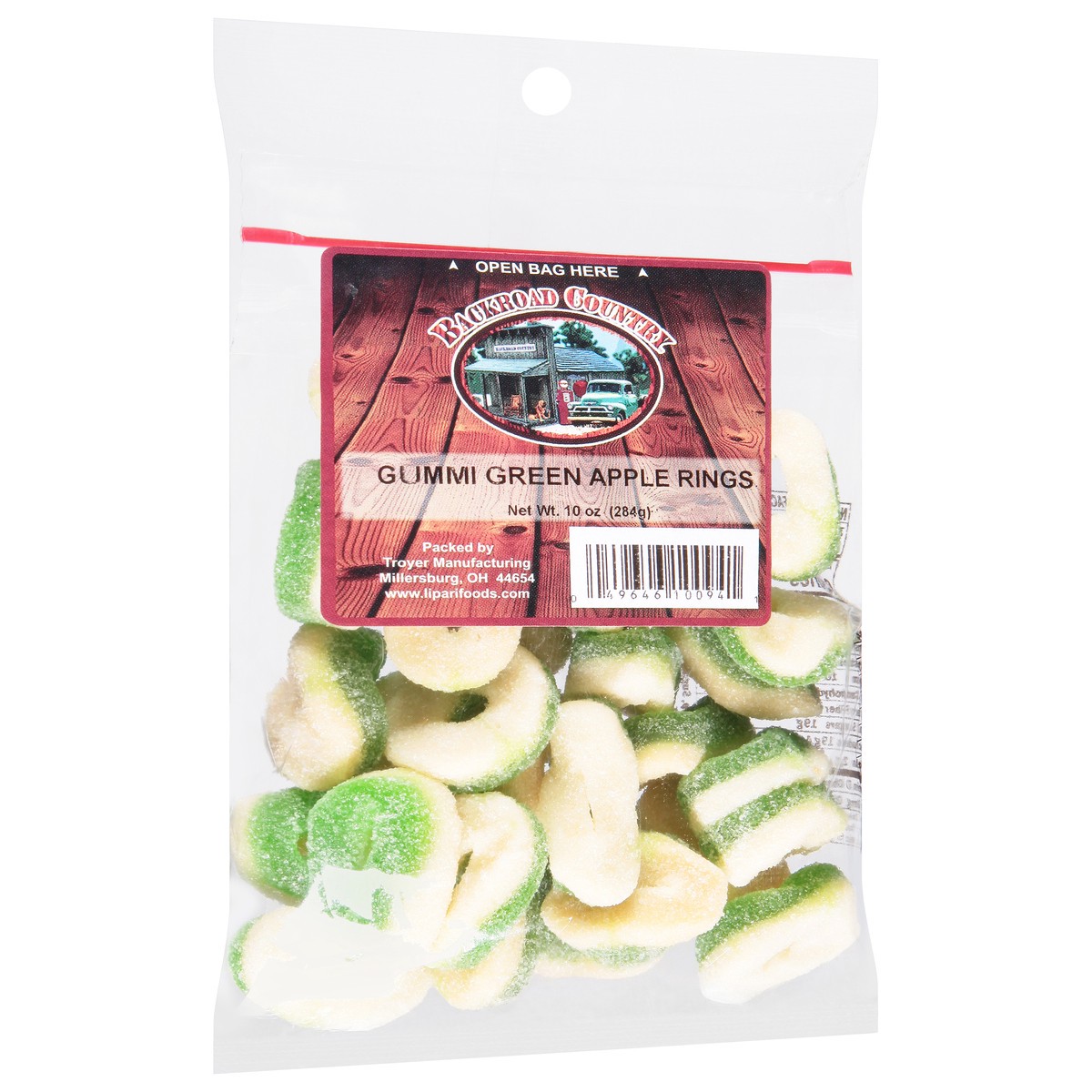 slide 7 of 11, Backroad Country Green Apple Gummi Rings 10 oz, 10 oz