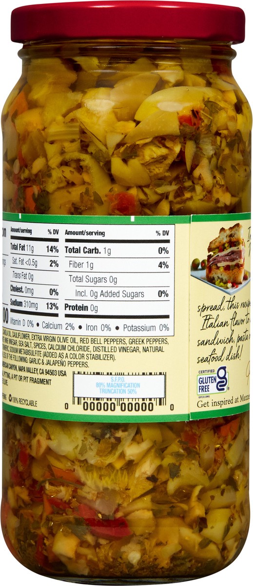 slide 3 of 7, Mezzetta Italian Olive Salad & Sandwich Spread, 16 fl oz