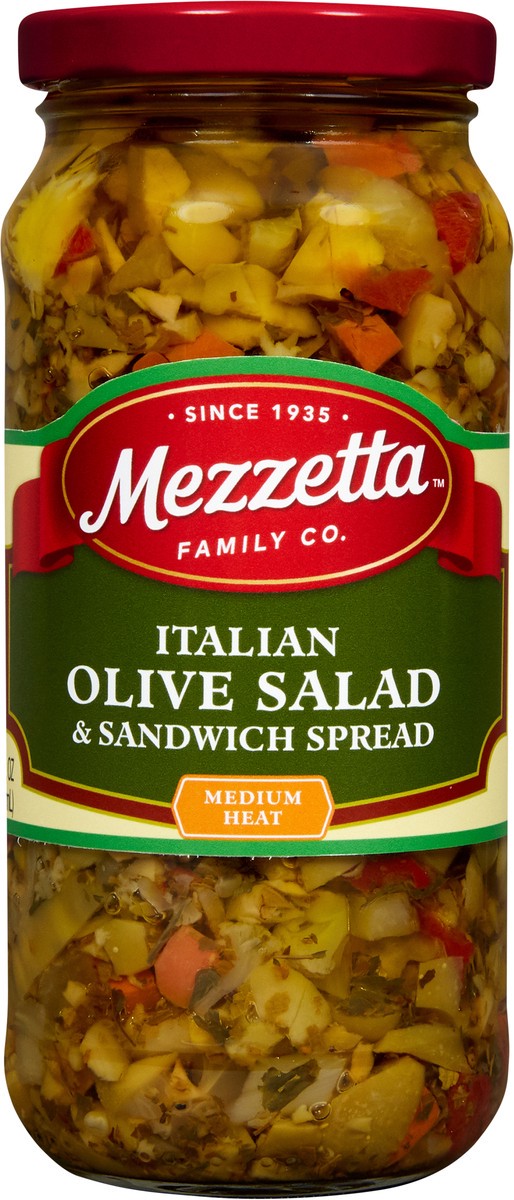 slide 2 of 7, Mezzetta Italian Olive Salad & Sandwich Spread, 16 fl oz