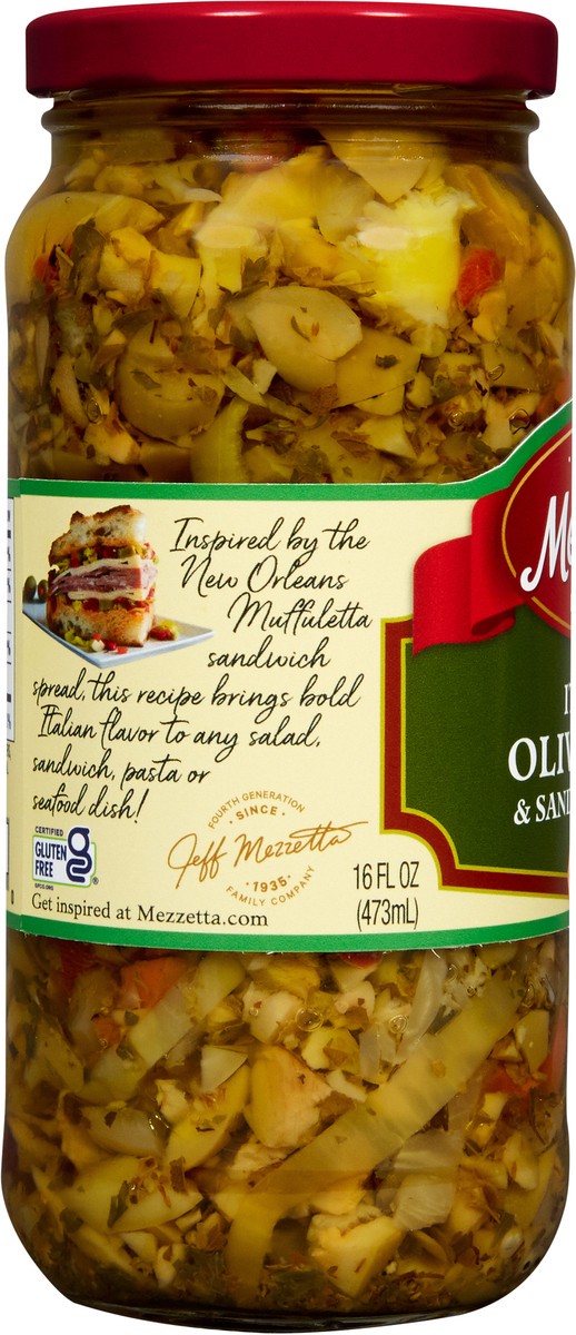 slide 4 of 7, Mezzetta Italian Olive Salad & Sandwich Spread, 16 fl oz