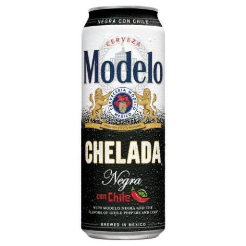 slide 1 of 1, Modelo Chelada Negra Con Chile Mexican Import Flavored Beer, 24 oz