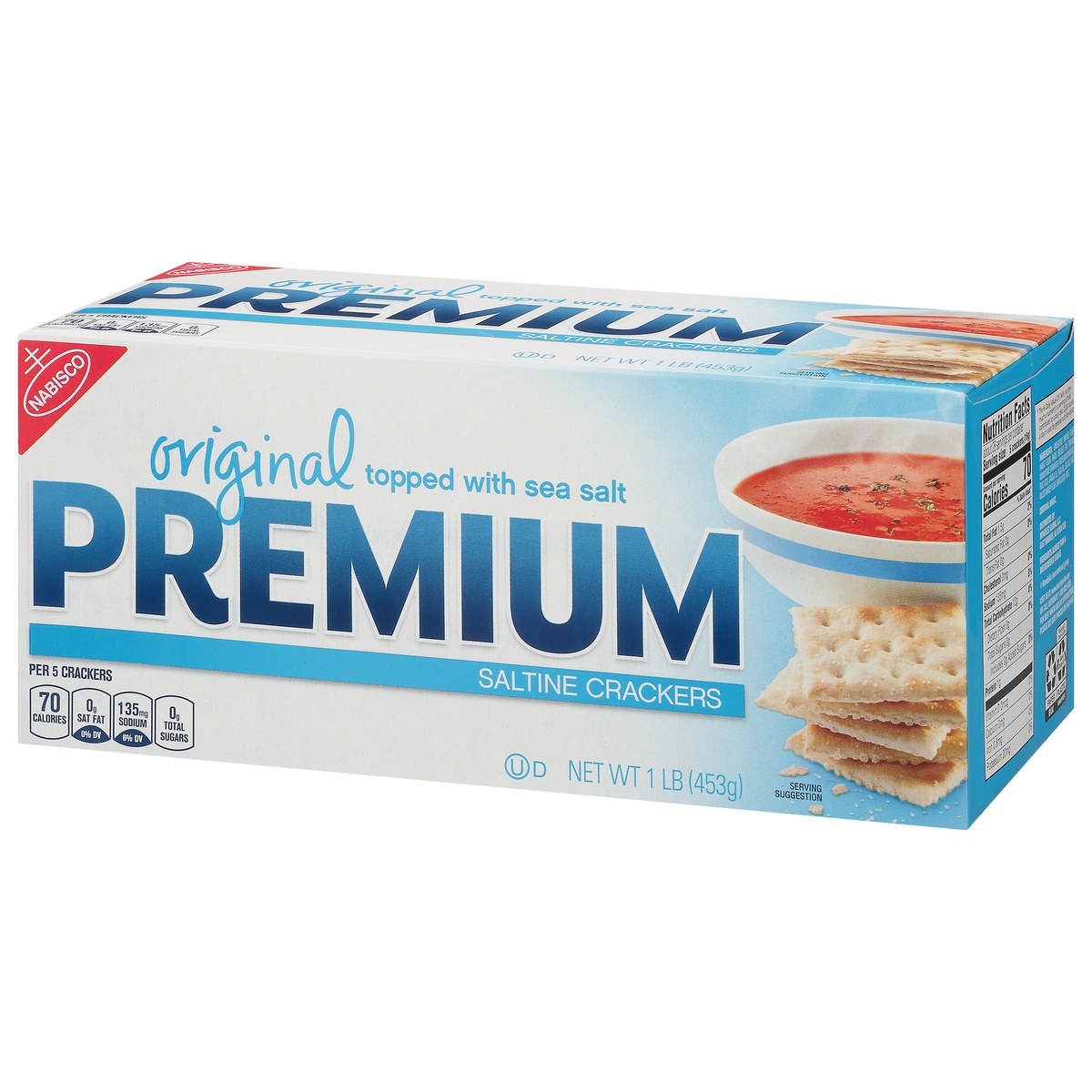 slide 3 of 11, Premium Original Saltine Crackers, 16 oz