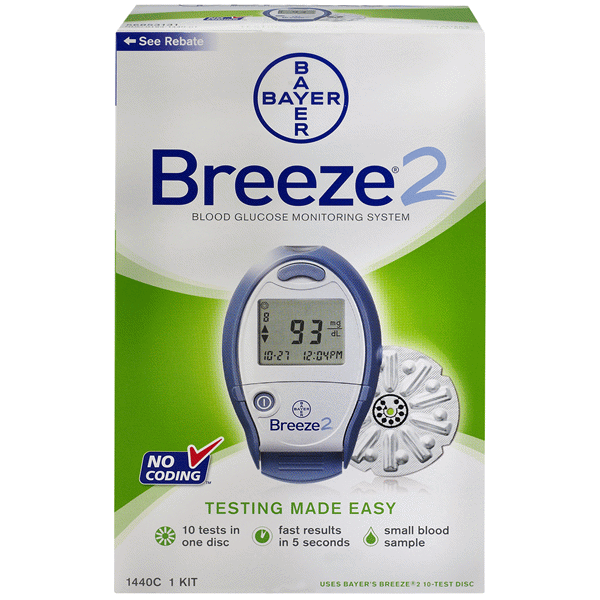 onaangenaam breng de actie Editor Bayer Breeze 2 Blood Glucose Monitoring System 1 ct | Shipt