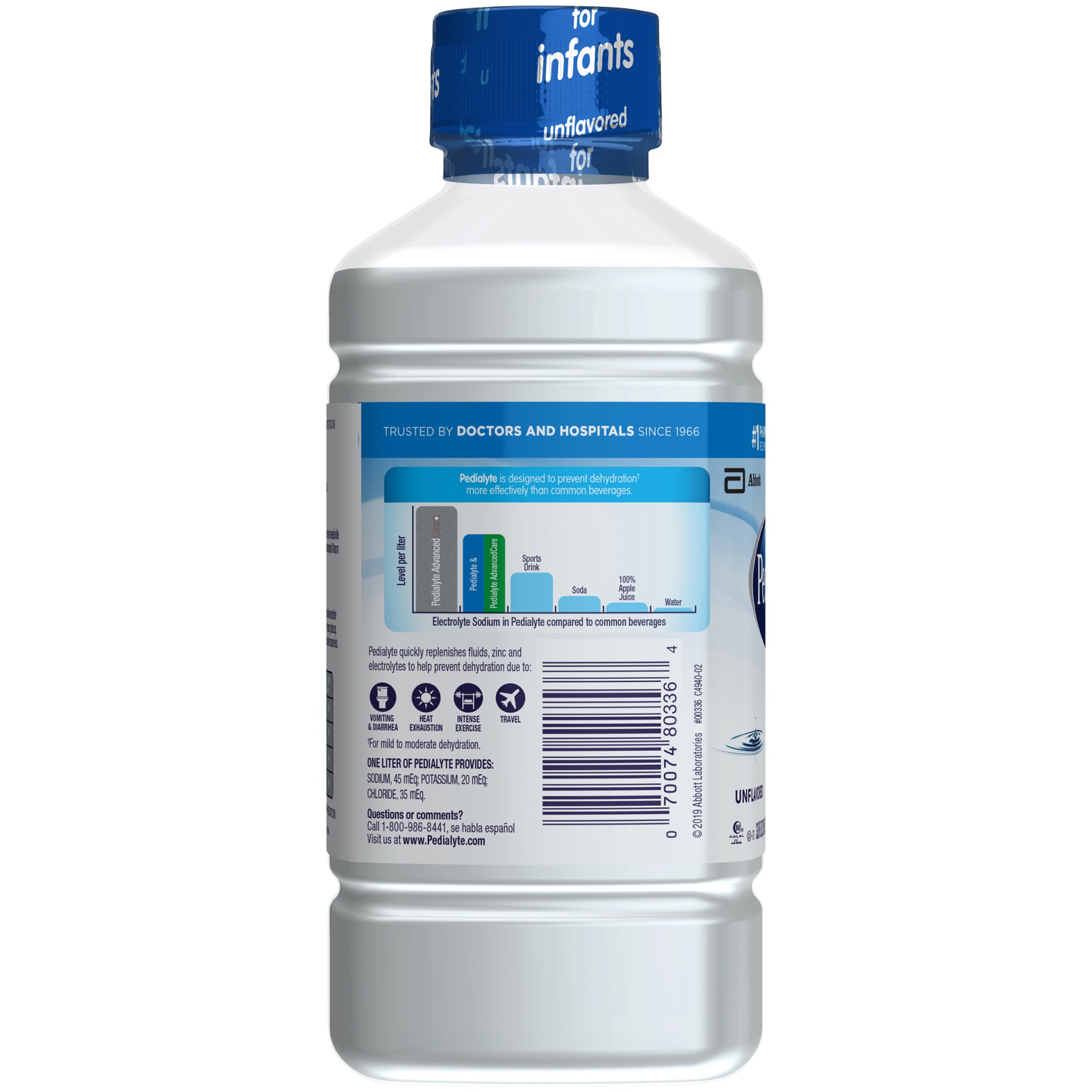 Pedialyte Oral Electrolyte Solution Unflavored 1 liter Shipt