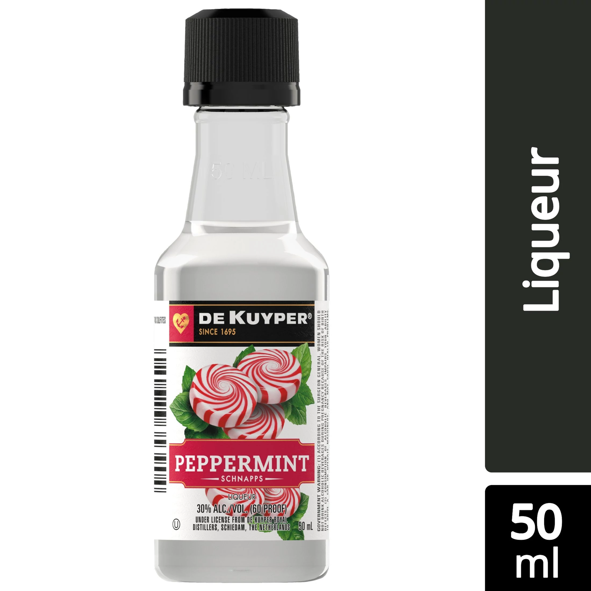 slide 1 of 4, DeKuyper Peppermint Schnapps Liqueur 50 ml, 50 ml