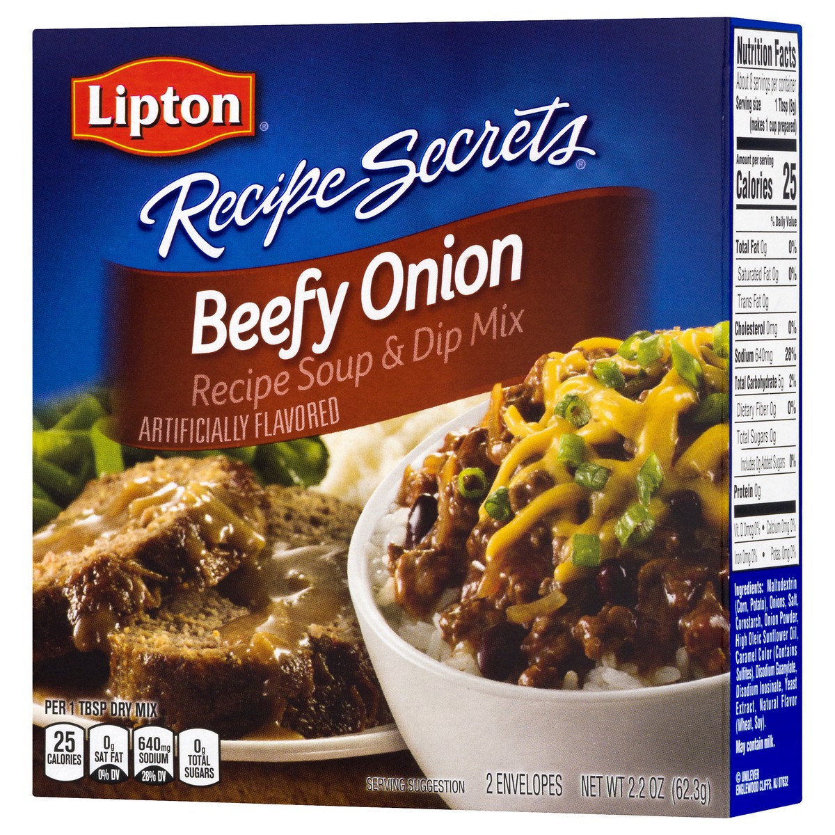 slide 4 of 12, Lipton Beefy Onion Recipe Soup & Dip Mix 2.0 ea, 2 ct
