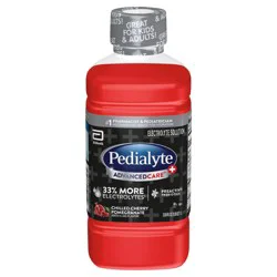 Pedialyte AdvancedCare Plus Chilled Cherry Pomegranate Electrolyte Solution 33.8 fl oz