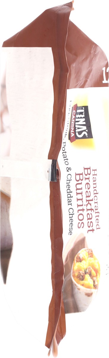 slide 8 of 12, Tina's Cantina 12 Pack Handcrafted Egg, Steak, Potato & Cheddar Cheese Breakfast Burrito 12 ea, 12 ct