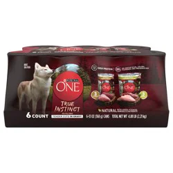 Purina ONE True Instinct Tender Cuts in Gravy With Real Turkey and Venison, and With Real Chicken and Duck High Protein Wet Dog Food Variety Pack