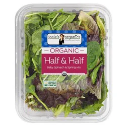 Josie's Organics Organic Half & Half Baby Spinach & Spring Mix