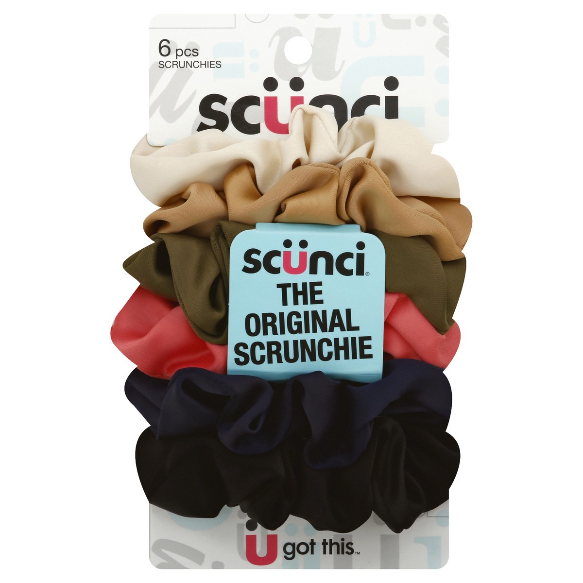 slide 6 of 8, scünci The Original Scrunchie 6 Each, 6 ct