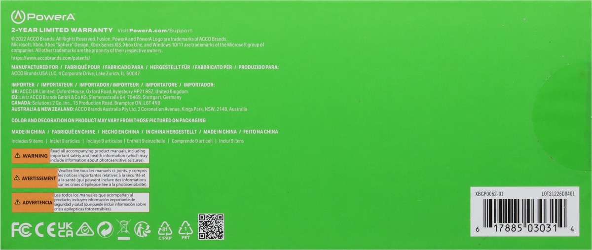 slide 10 of 11, Fusion PowerA Fusion Pro 3 Controller 1 ea, 1 ct