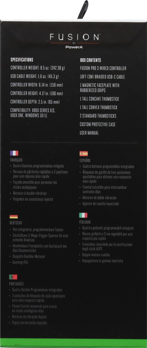 slide 7 of 11, Fusion PowerA Fusion Pro 3 Controller 1 ea, 1 ct