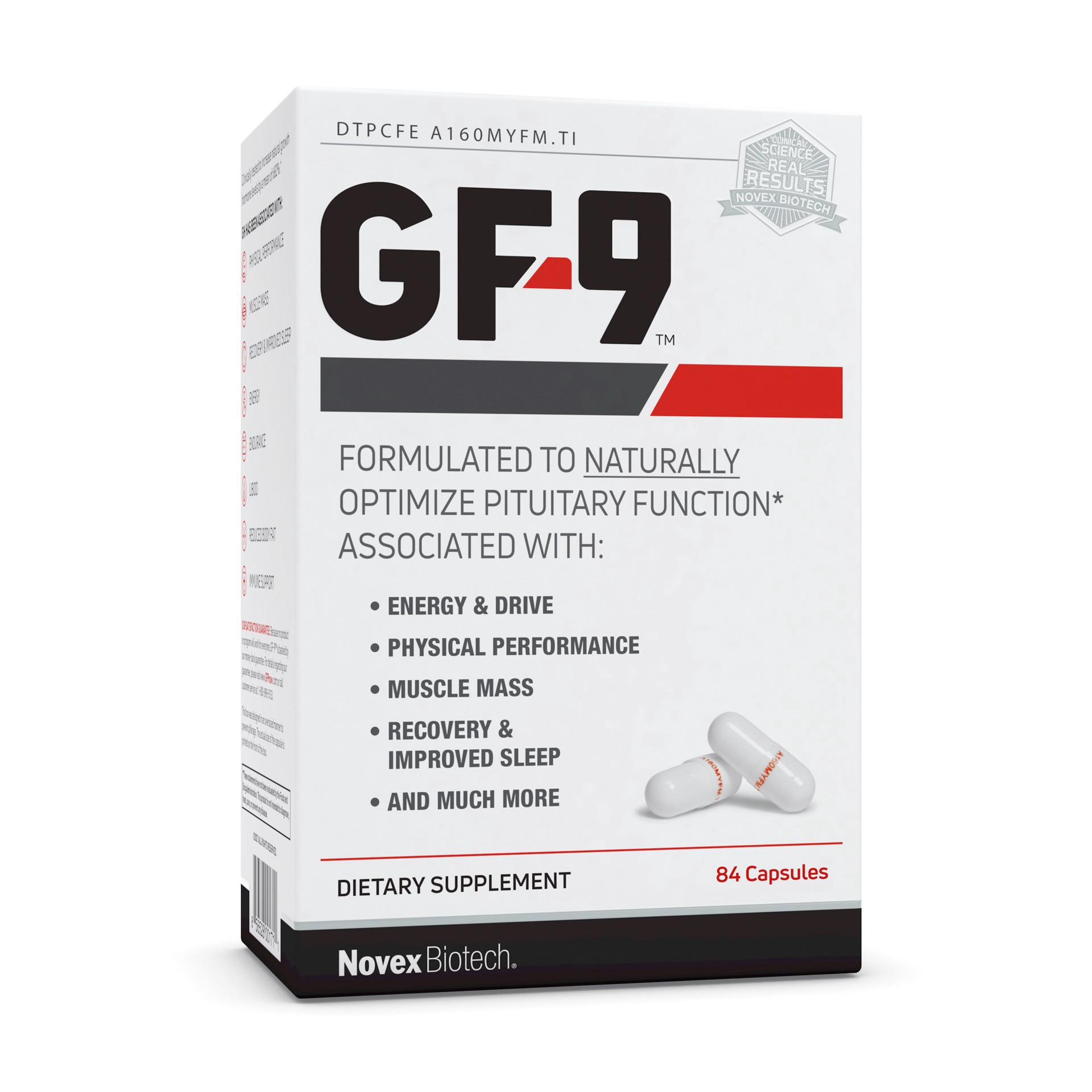 slide 5 of 5, Novex Biotech GF-9 HGH Booster 84 Tablets, 84 ct