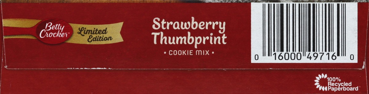 slide 4 of 6, Betty Crocker Strawberry Thumbprint Cookie Mix, 12.2 oz