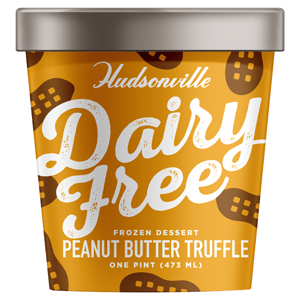 slide 1 of 1, Hudsonville Peanut Butter Truffle Dairy Free, 16 oz