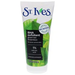 St. Ives Green Tea & Bamboo BHA 1% Salicylic Acid Exfoliant 6 oz