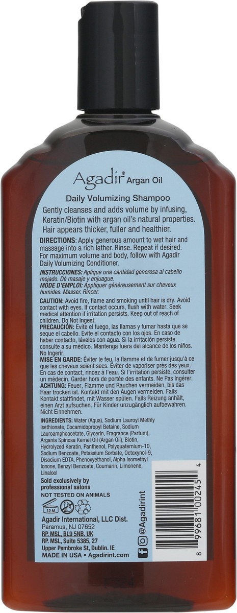 slide 11 of 13, Agadir Argan Oil Shampoo Volumizing, 12.4 fl oz