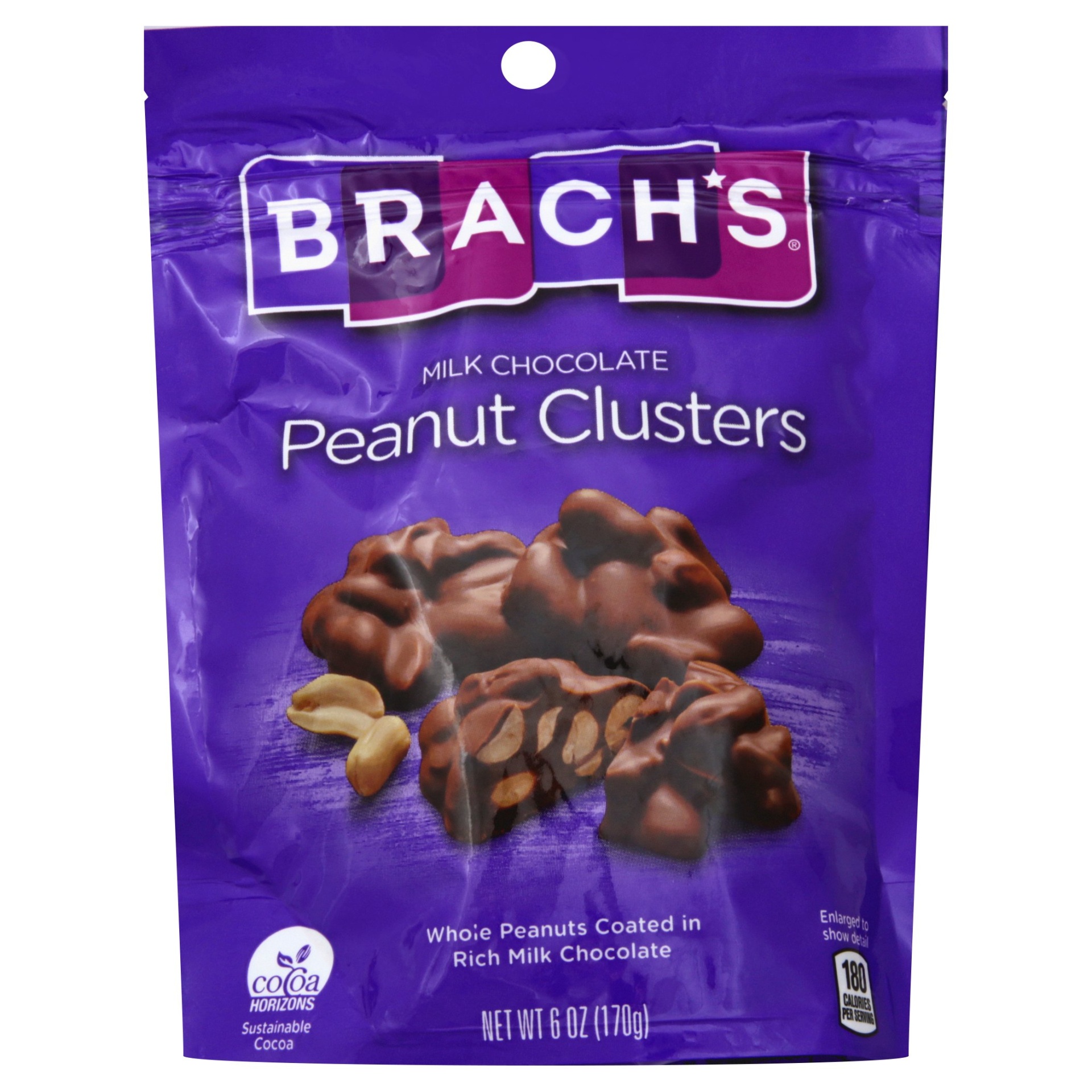 slide 1 of 2, Brach's Peanut Clusters, 6 oz